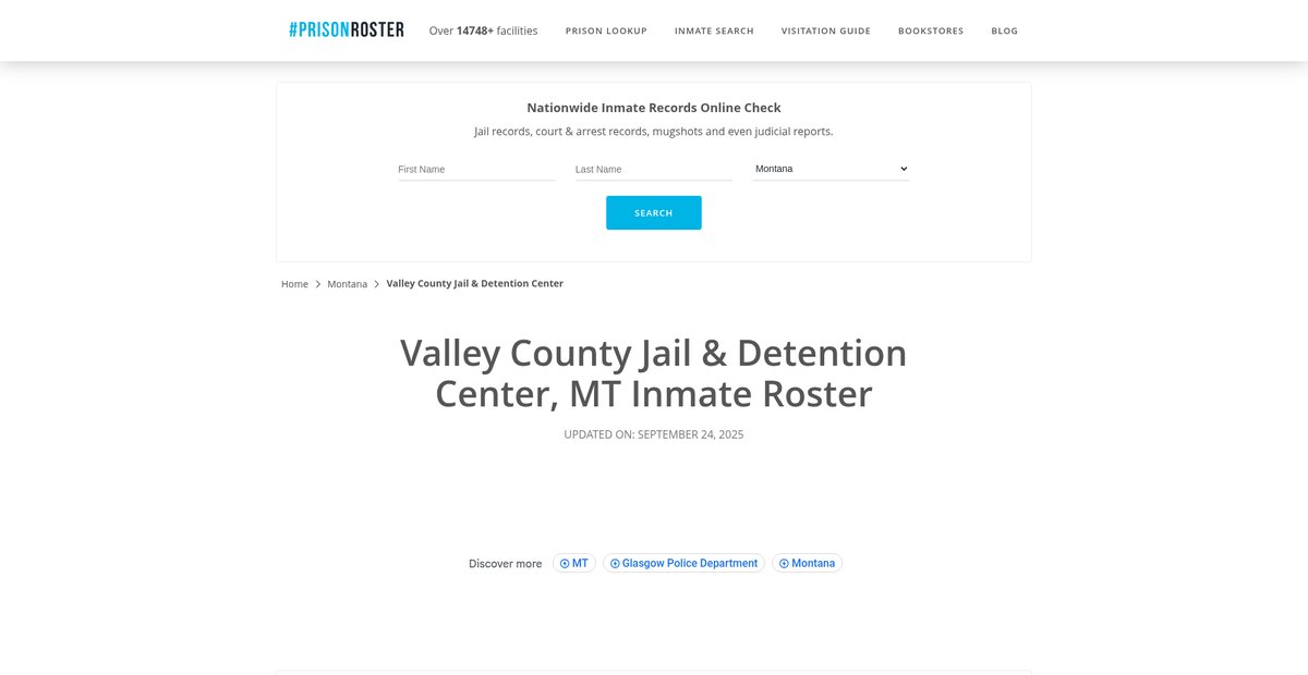 Preview of prisonroster.com