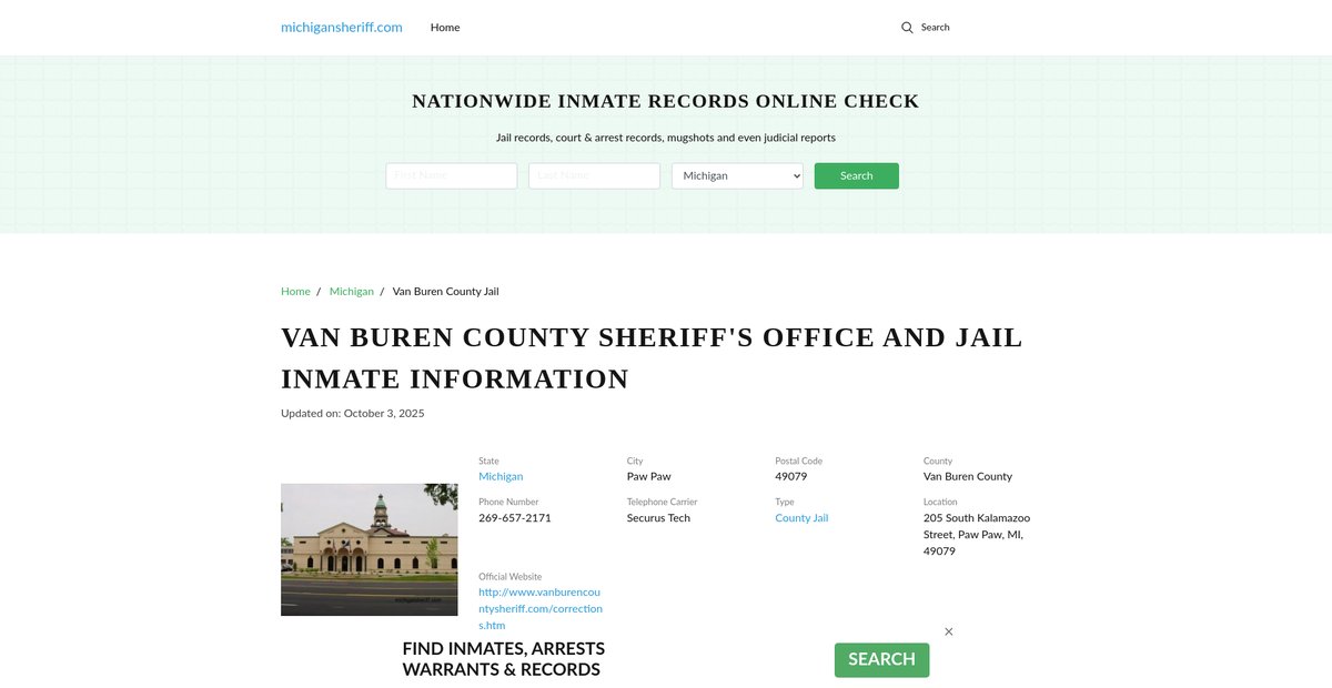 Preview of michigansheriff.com