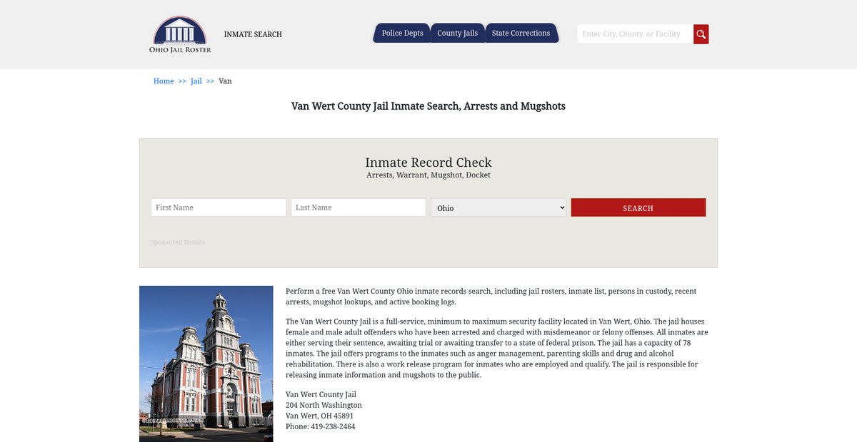 Preview of ohiojailroster.com