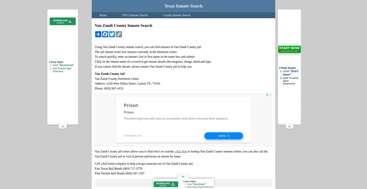 Preview of inmatesearchtexas.org