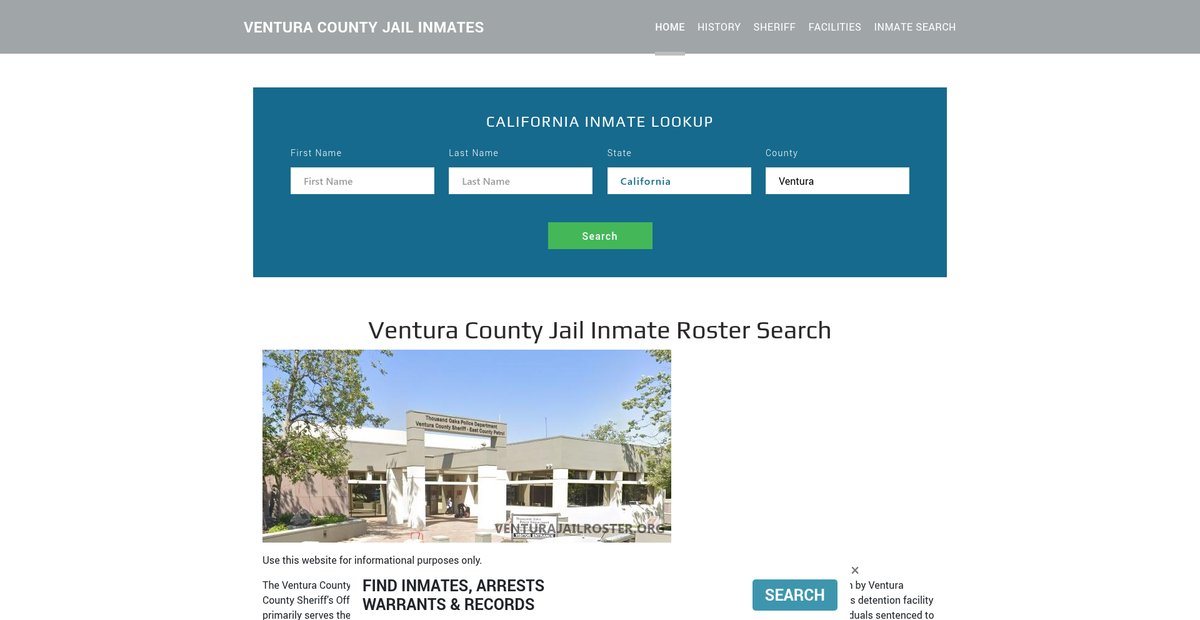 Preview of venturajailroster.org