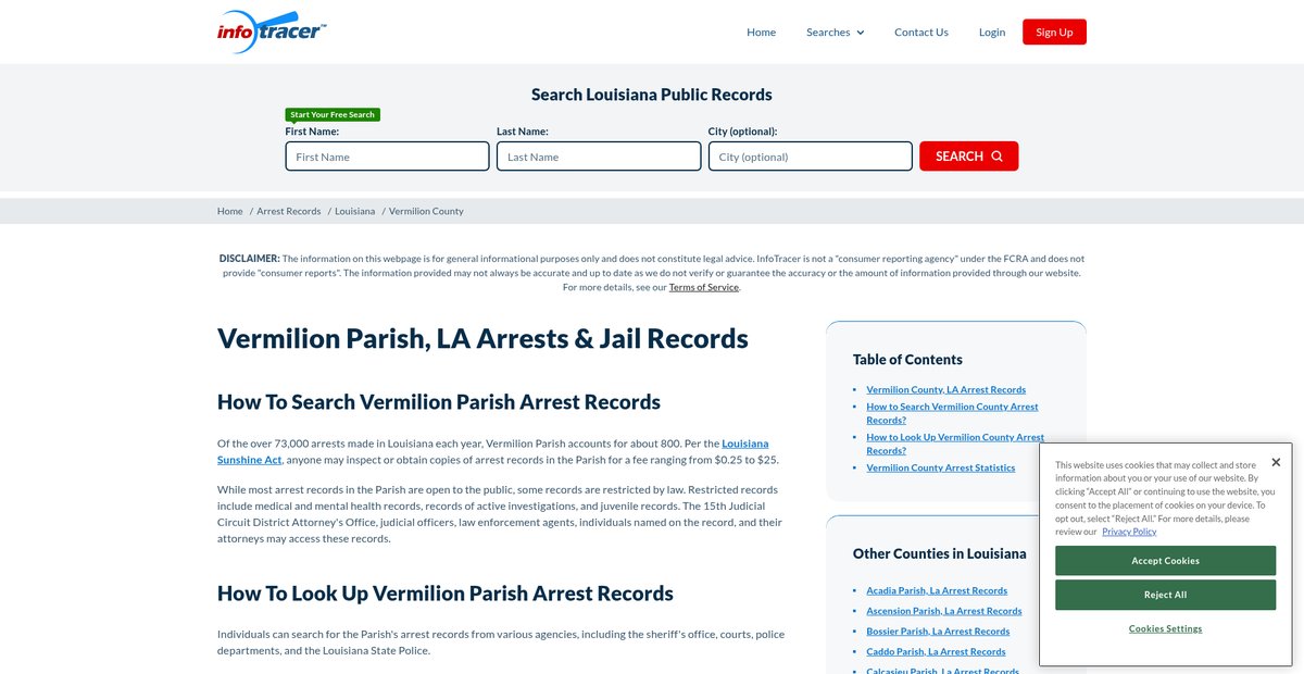 Preview of infotracer.com