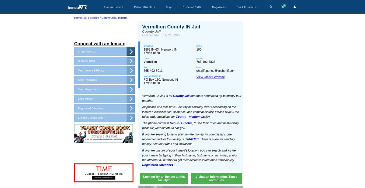 Preview of inmateaid.com