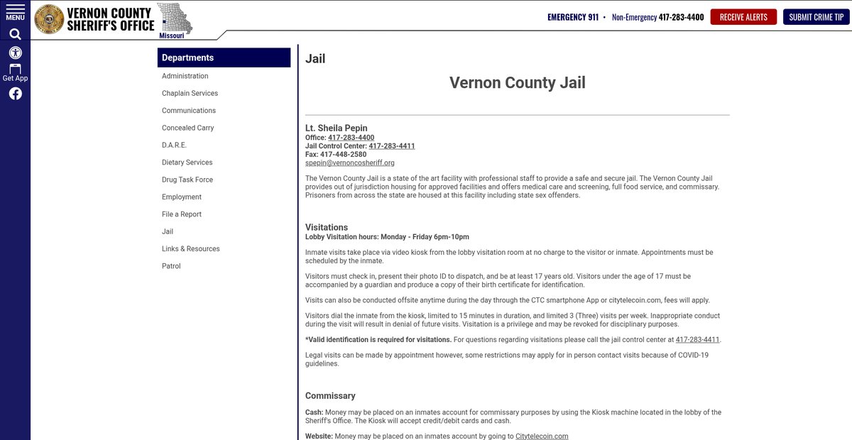 Preview of vernoncosheriff.org