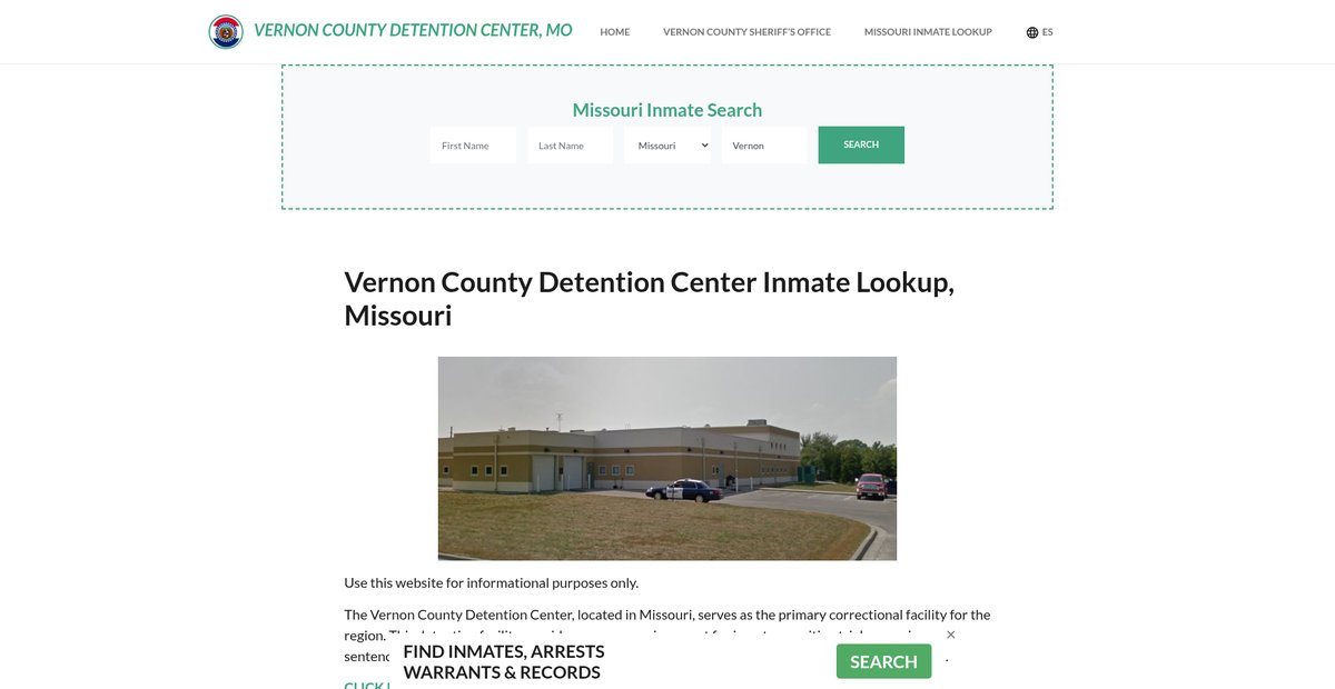 Preview of vernoncountydetentionmo.org
