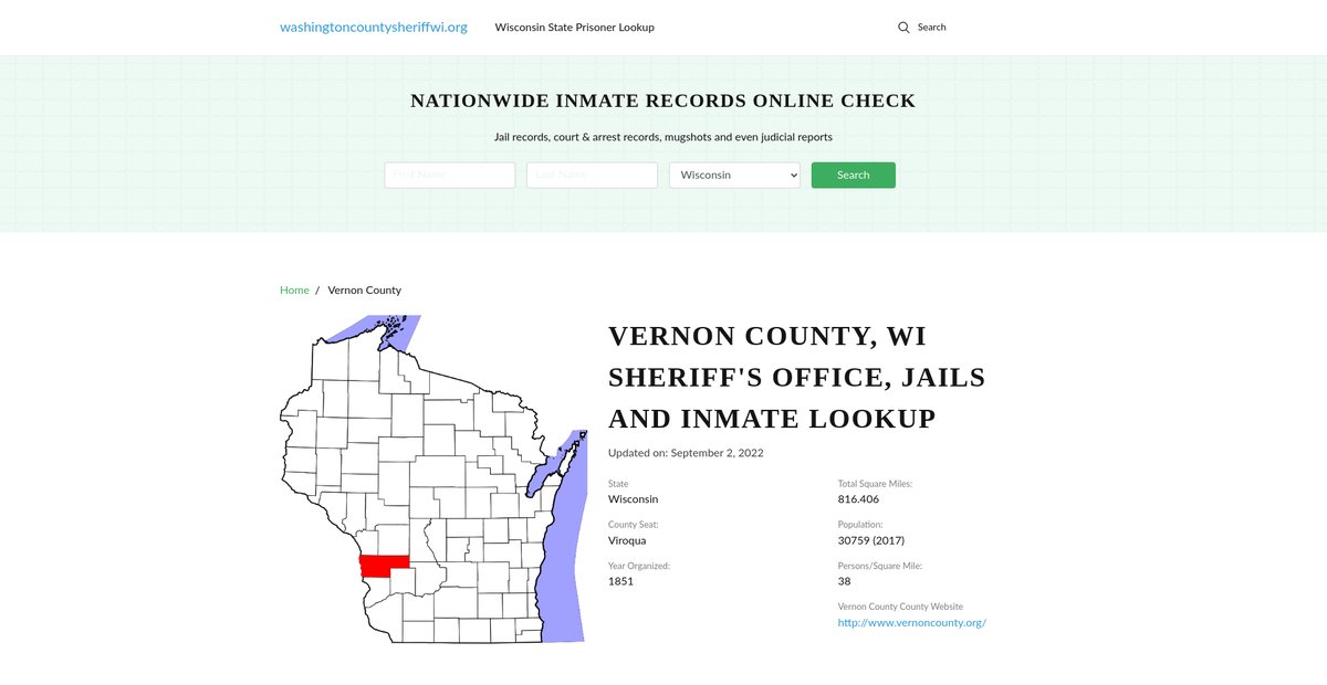 Preview of washingtoncountysheriffwi.org