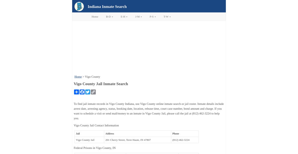 Preview of inmatesearchin.org
