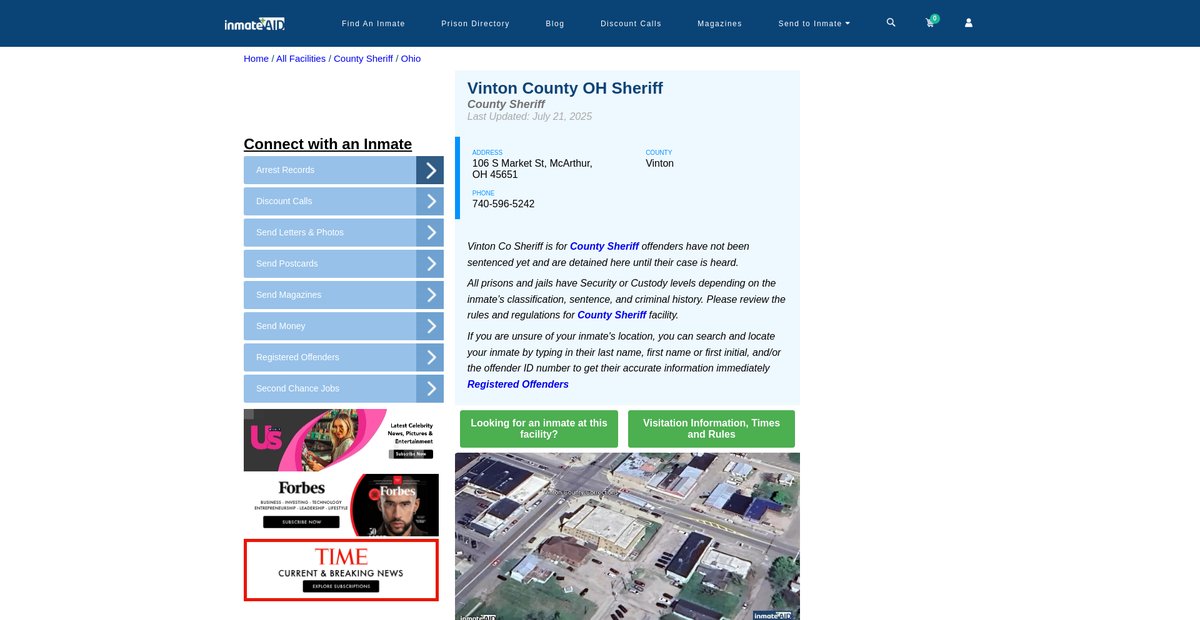 Preview of inmateaid.com