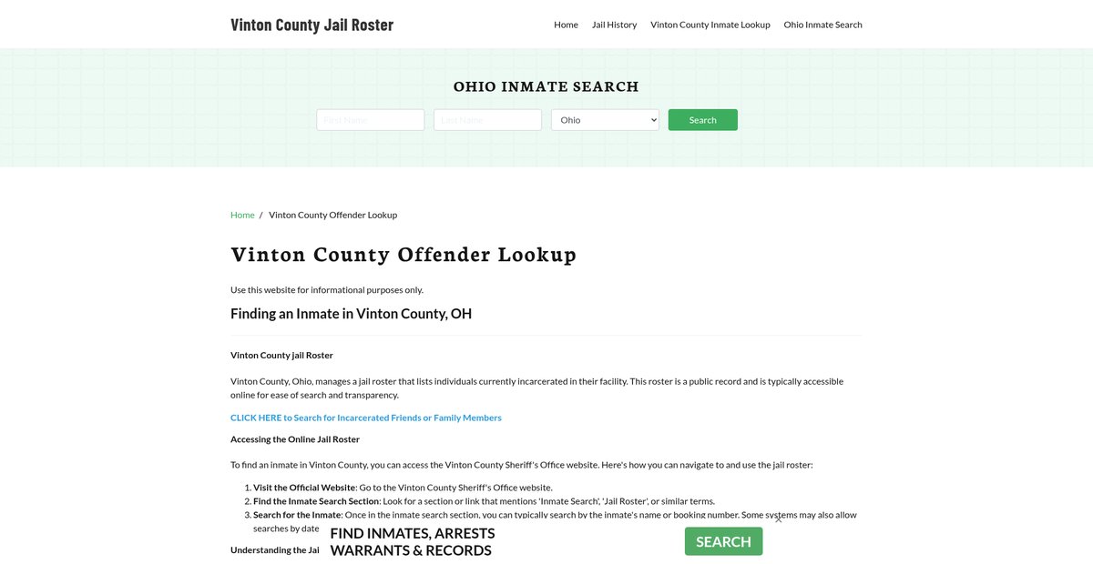 Preview of vintoncountysheriff.com