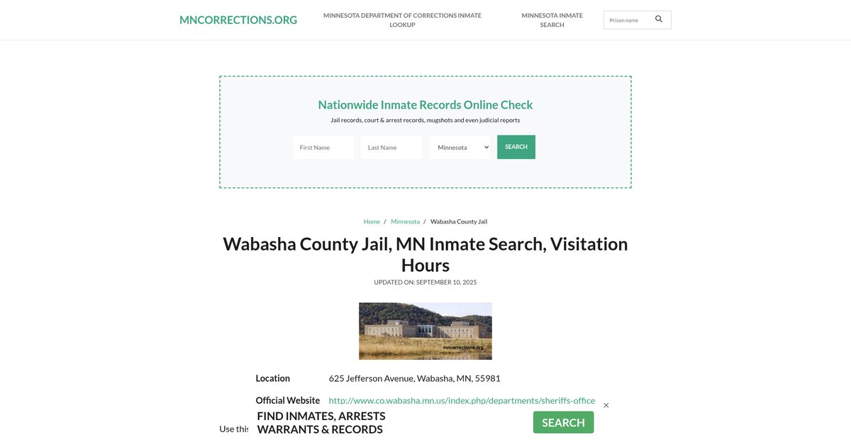 Preview of mncorrections.org