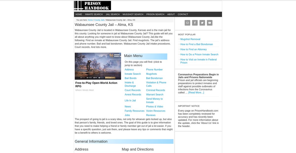 Preview of prisonhandbook.com