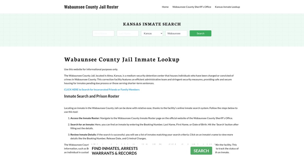 Preview of wabaunseecountyjail.org