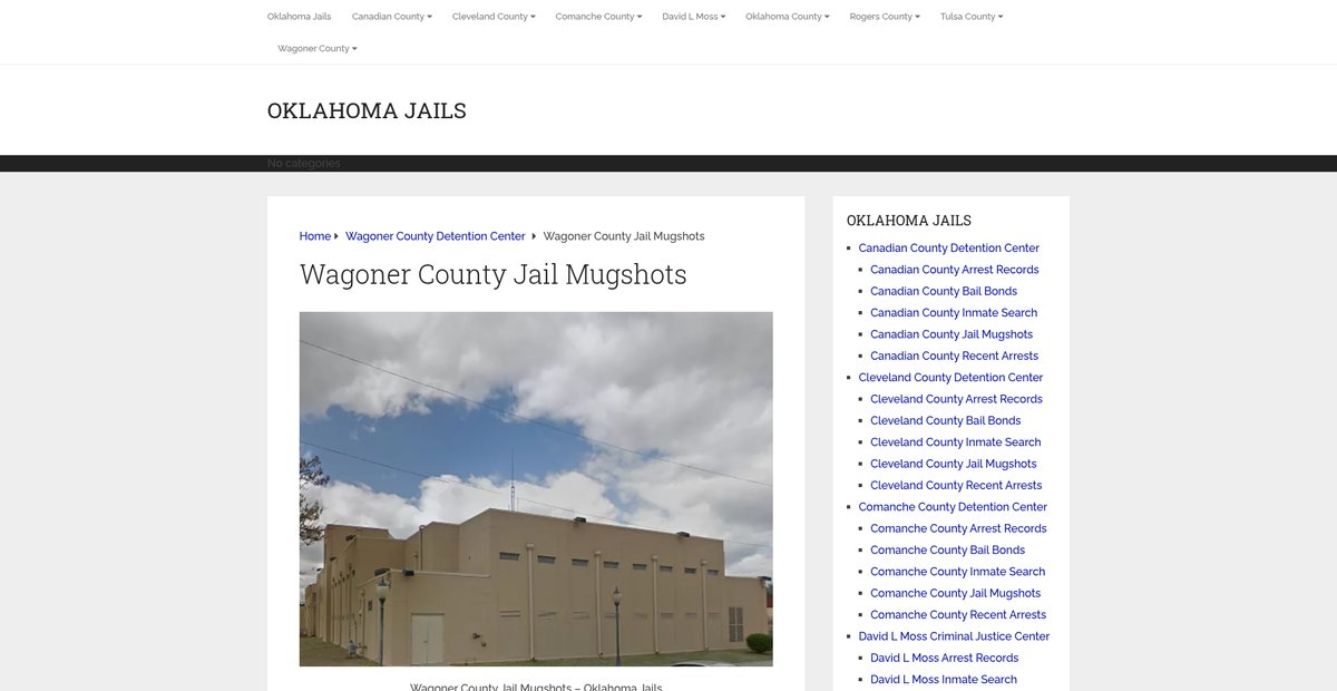 Preview of oklahomajails.com