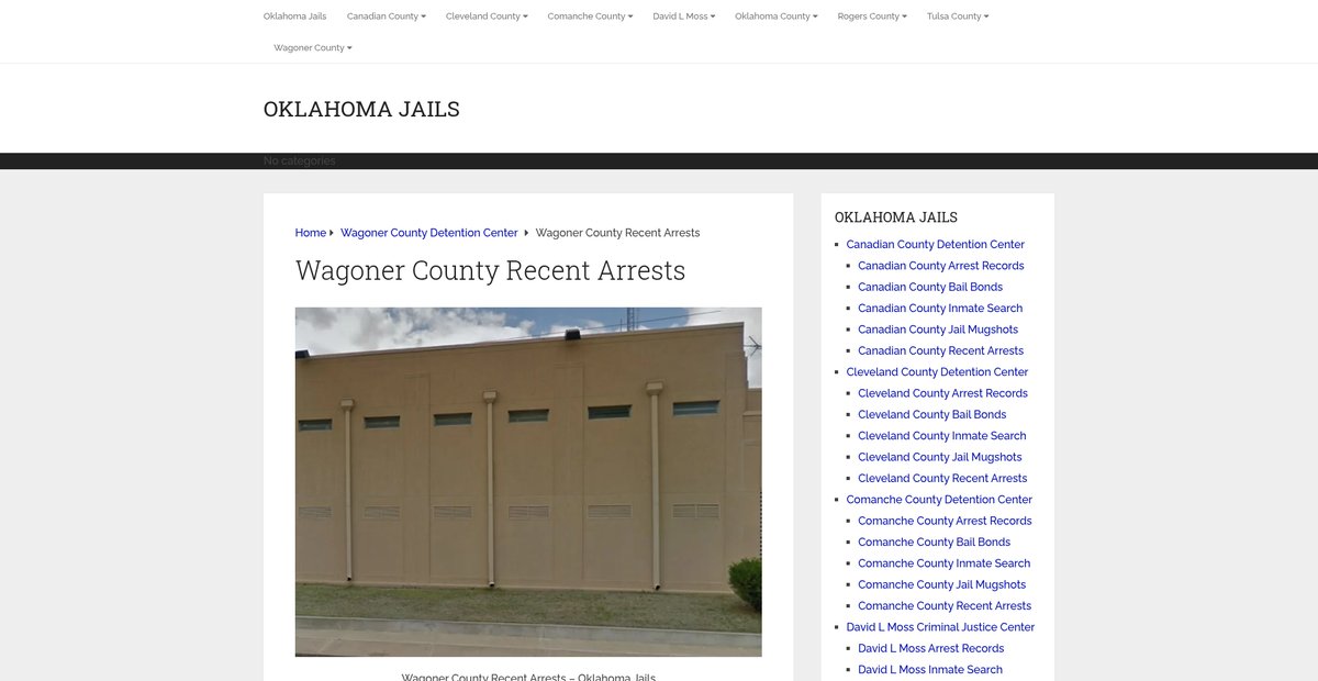 Preview of oklahomajails.com