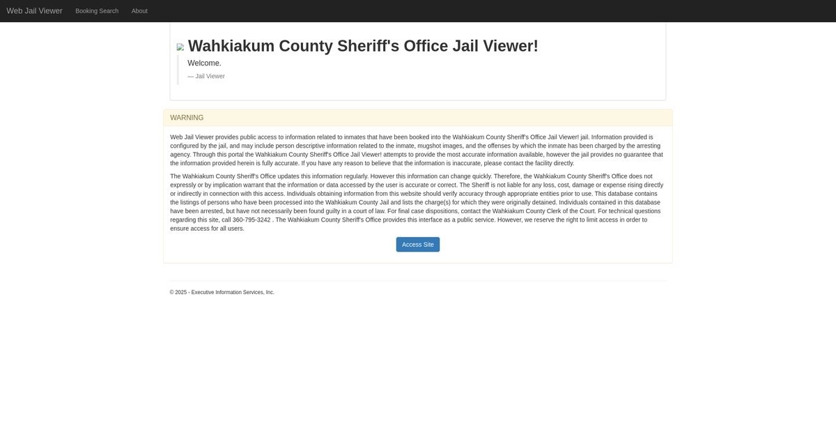 Preview of jailviewer.co.wahkiakum.wa.us