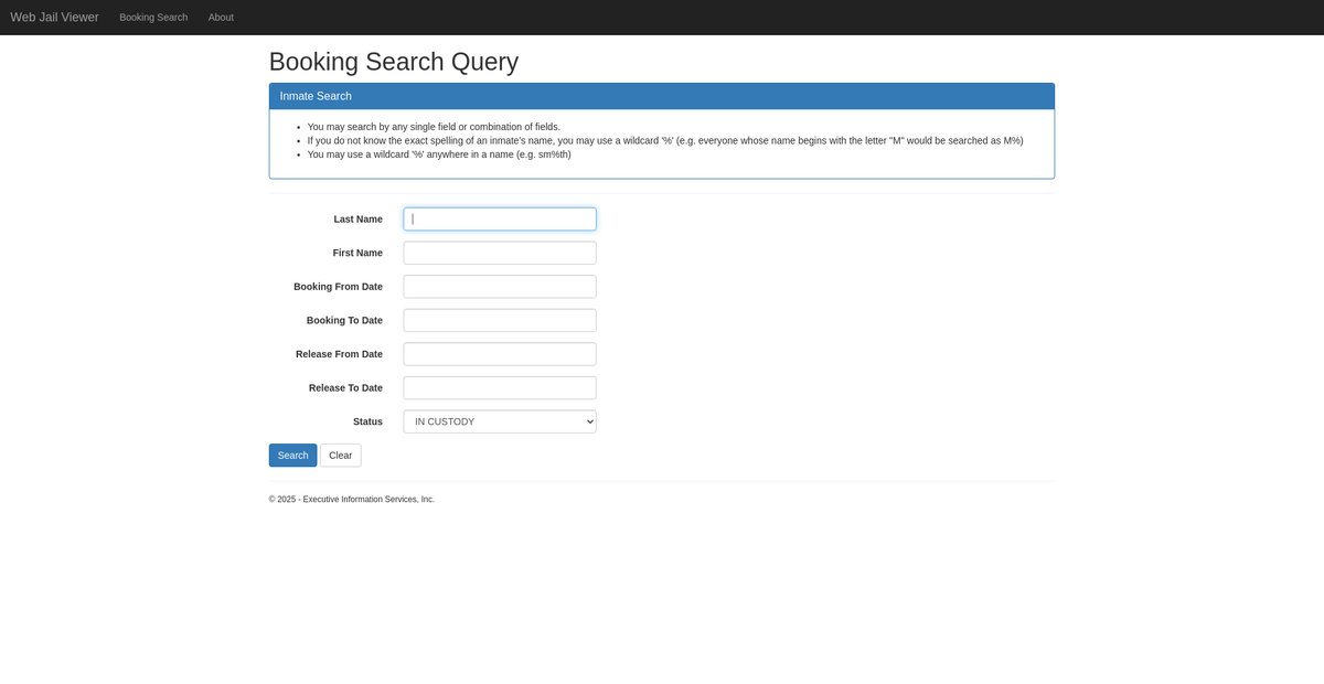 Preview of jailviewer.co.wahkiakum.wa.us