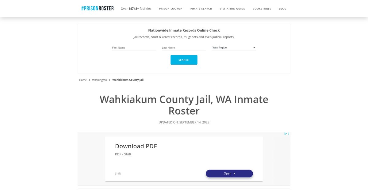 Preview of prisonroster.com