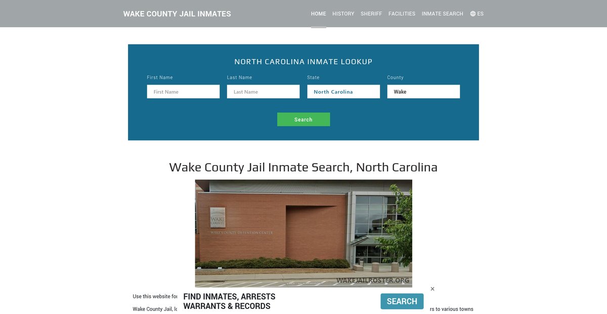 Preview of wakejailroster.org