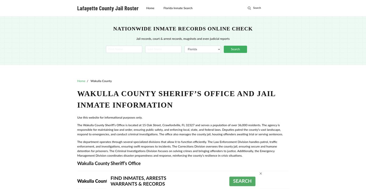 Preview of lafayettecountyflorida.org