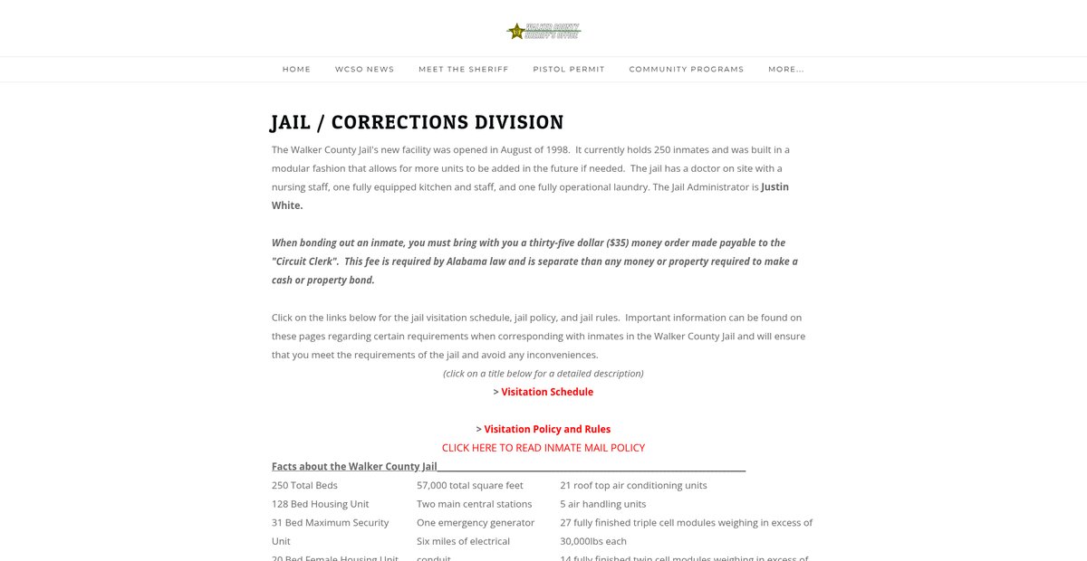 Preview of walkercountysheriff.com