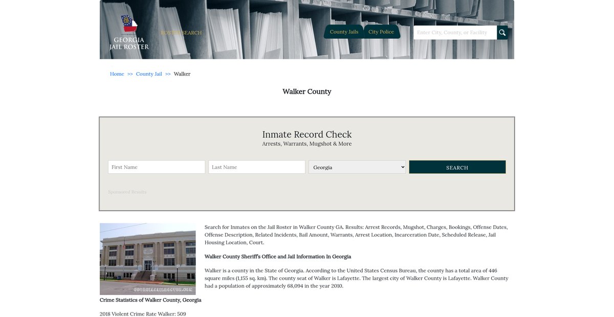 Preview of georgiajailroster.com