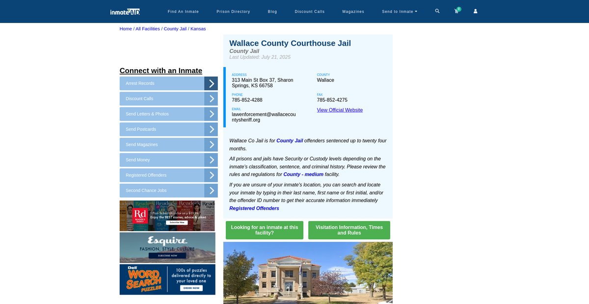 Preview of inmateaid.com