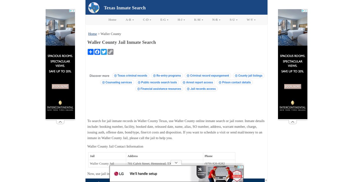 Preview of inmatesearchtx.org
