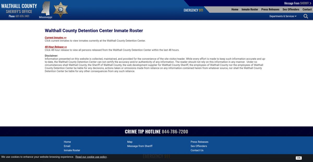 Preview of walthallsheriffsoffice.com