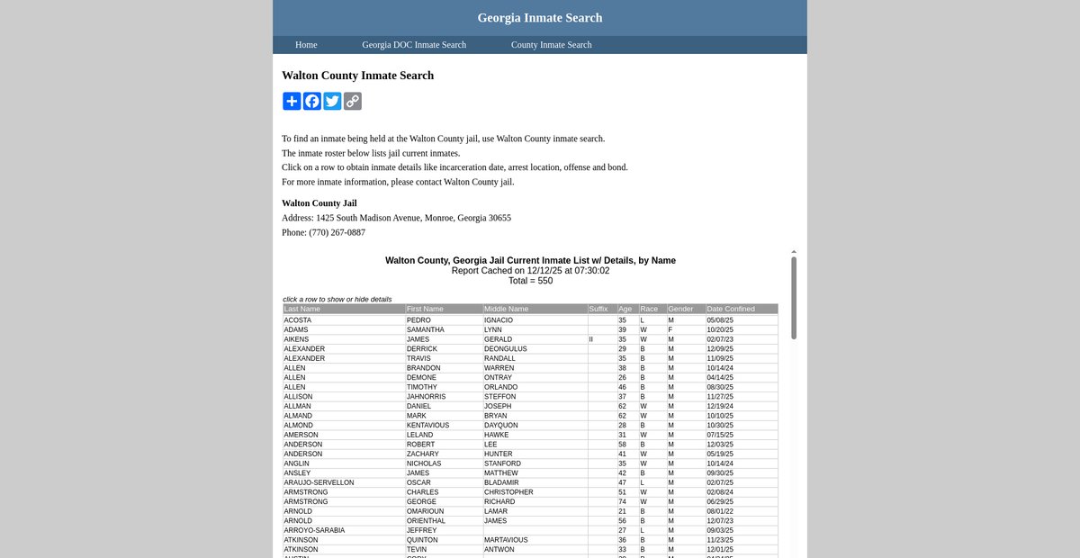 Preview of inmatesearchgeorgia.org