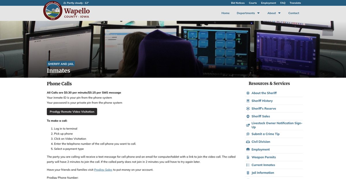 Preview of wapellocounty.org