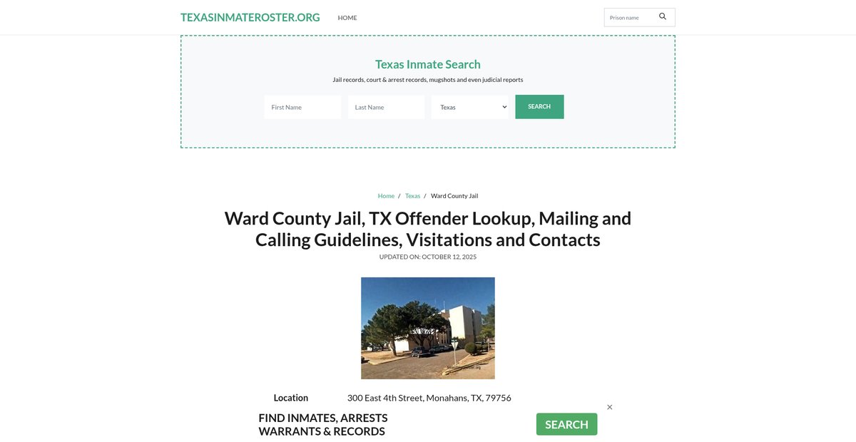 Preview of texasinmateroster.org