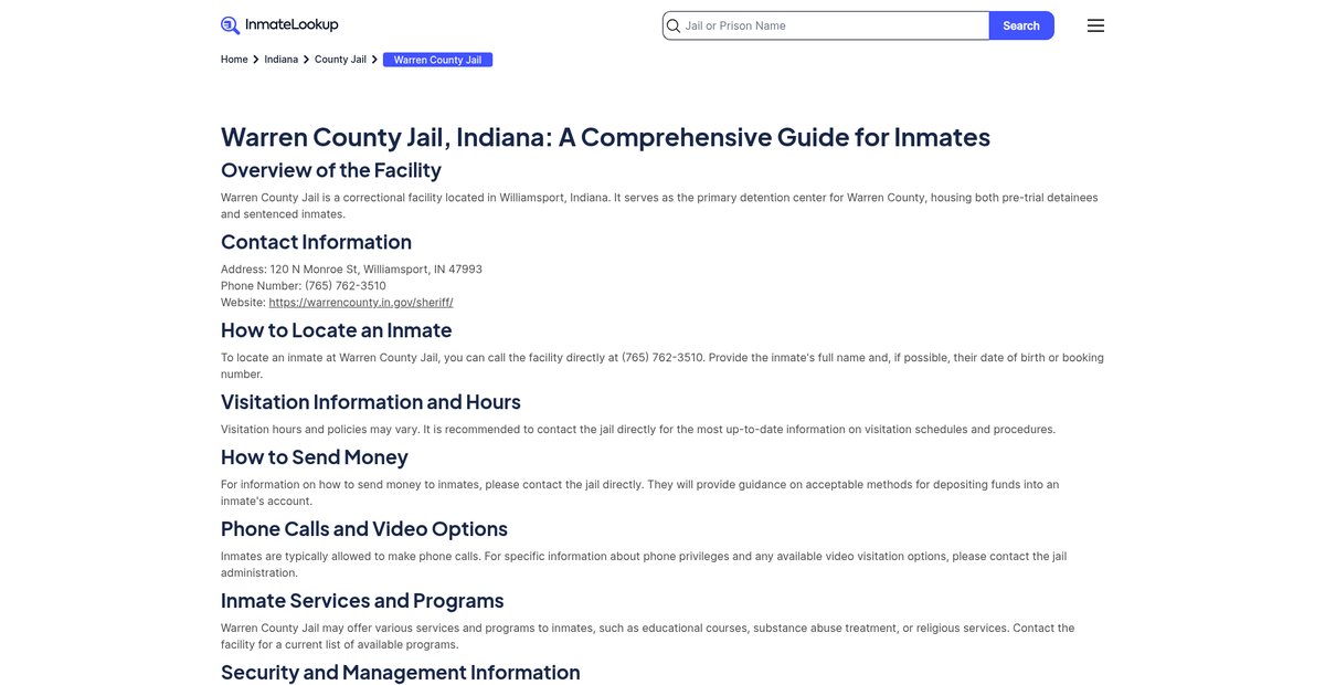 Preview of inmate-lookup.org