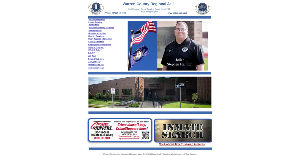 Preview of warrencountyjail.com