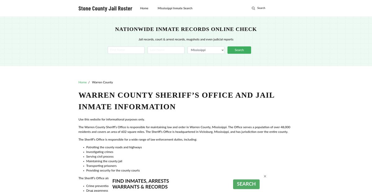 Preview of stonecountygov.com