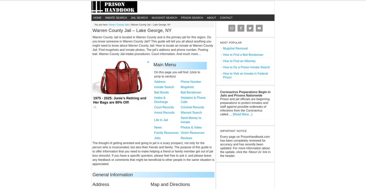 Preview of prisonhandbook.com