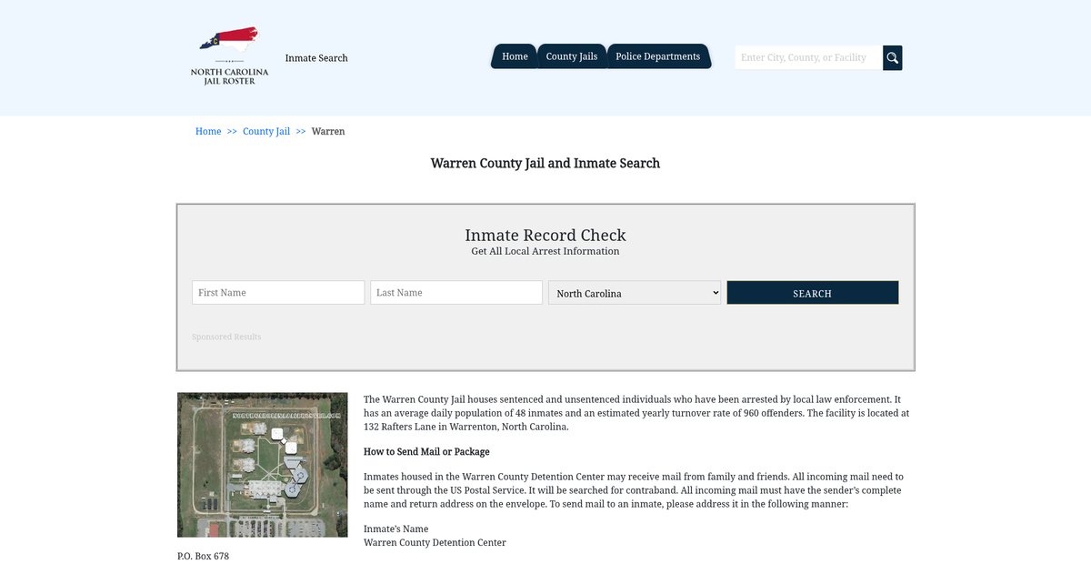 Preview of northcarolinajailroster.com