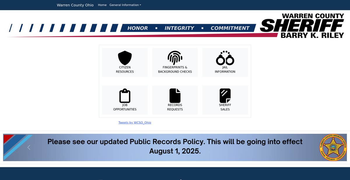 Preview of sheriff.warrencountyohio.gov