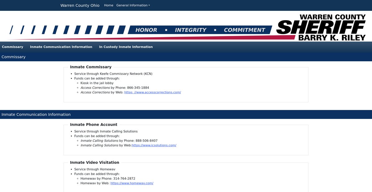 Preview of sheriff.warrencountyohio.gov