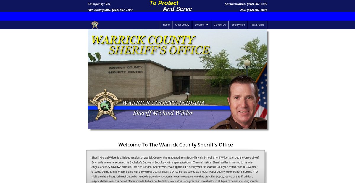 Preview of warricksheriff.com