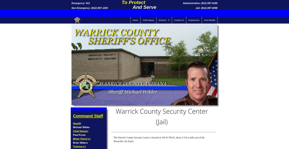 Preview of warricksheriff.com
