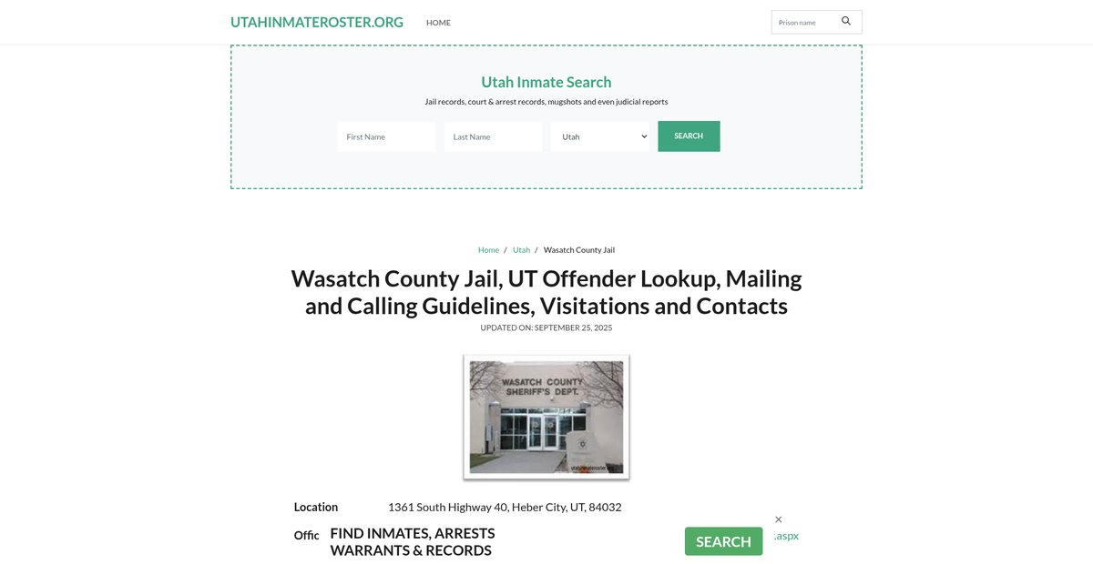 Preview of utahinmateroster.org