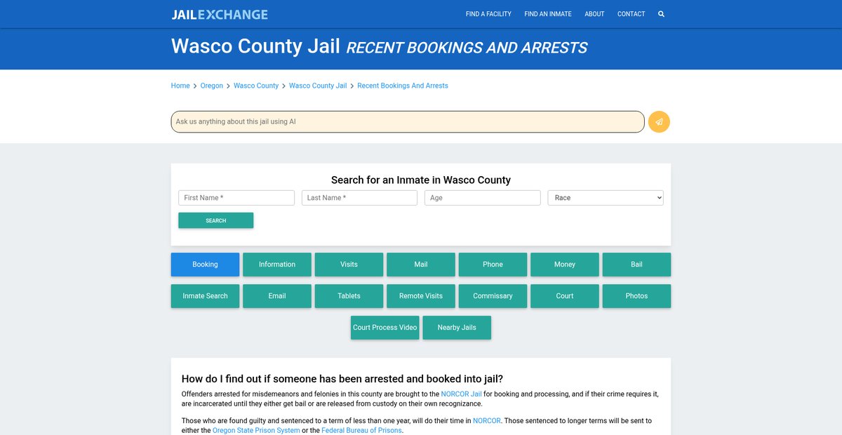 Preview of jailexchange.com