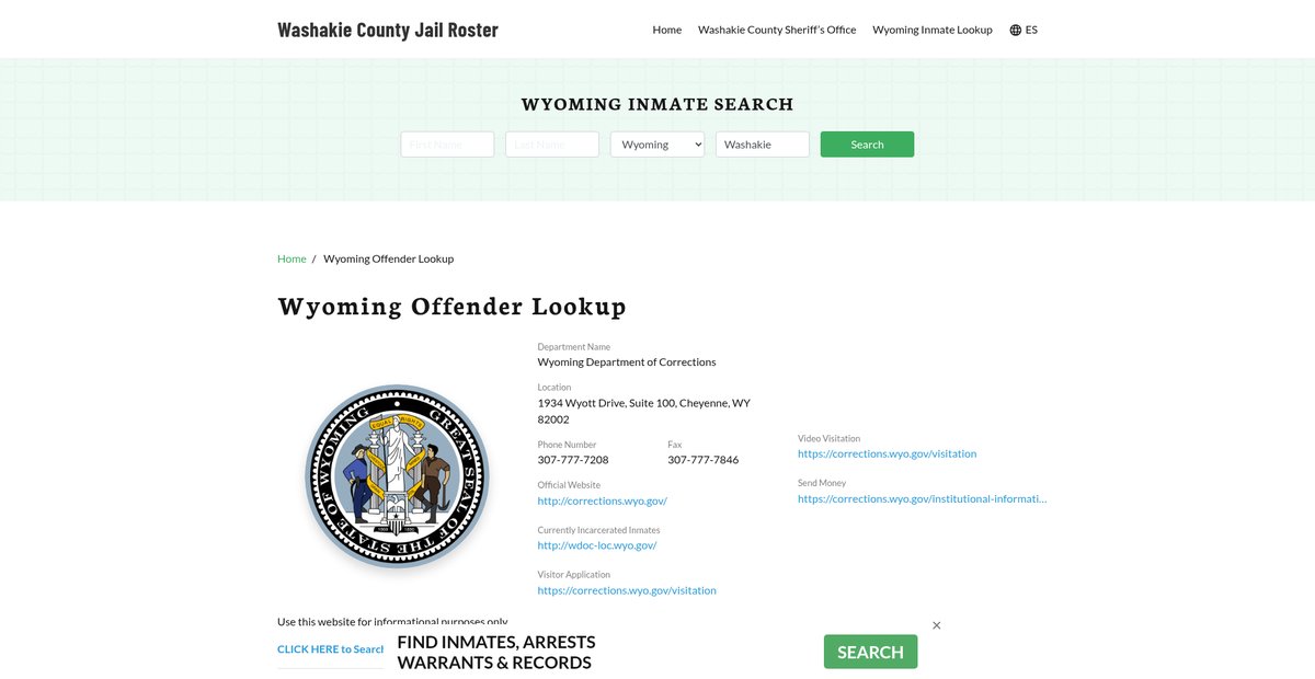 Preview of washakiecountyjail.org