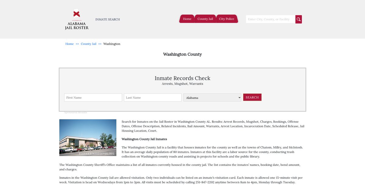 Preview of alabamajailroster.com