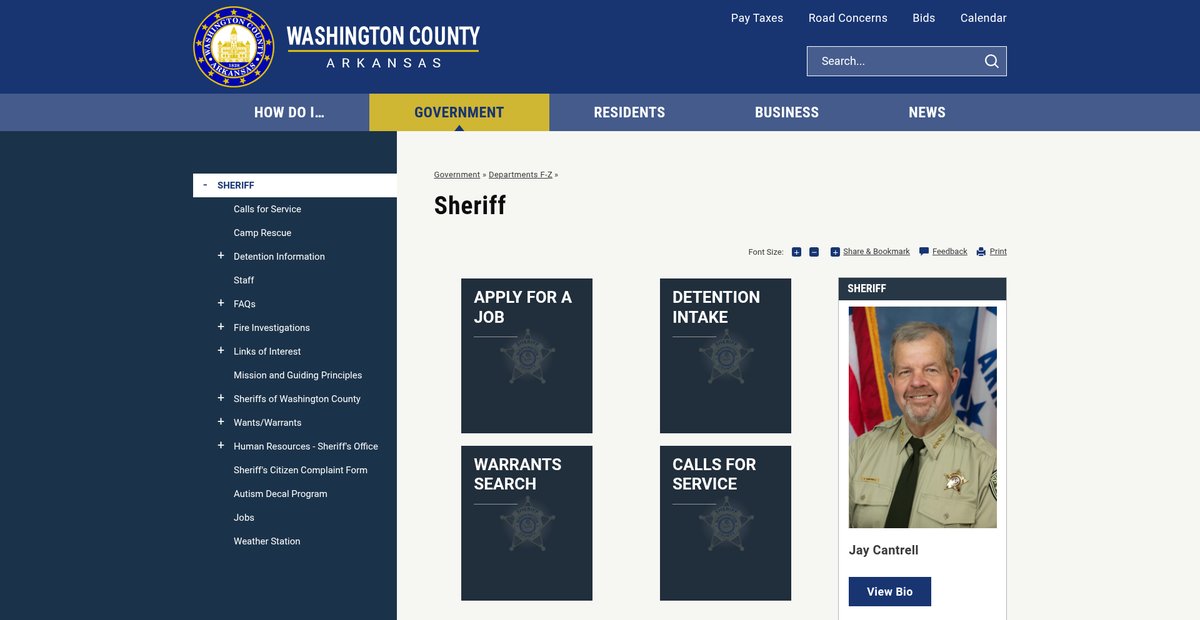 Preview of sheriff.washingtoncountyar.gov