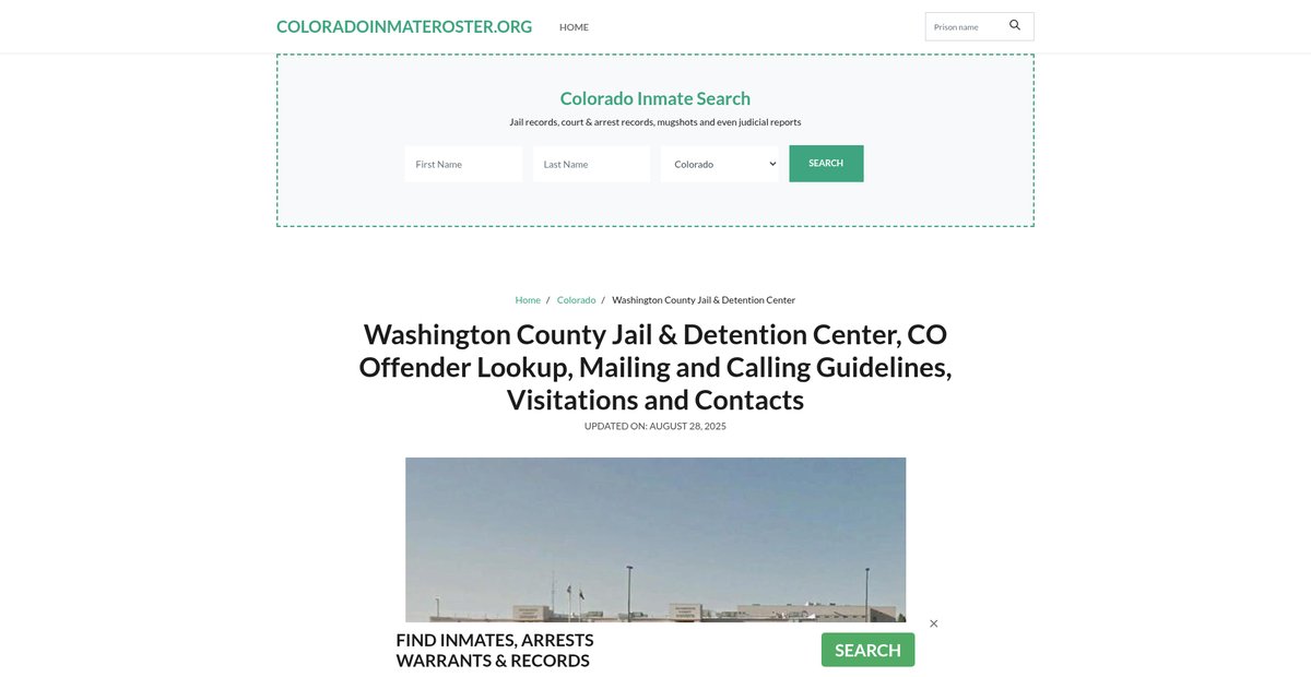 Preview of coloradoinmateroster.org