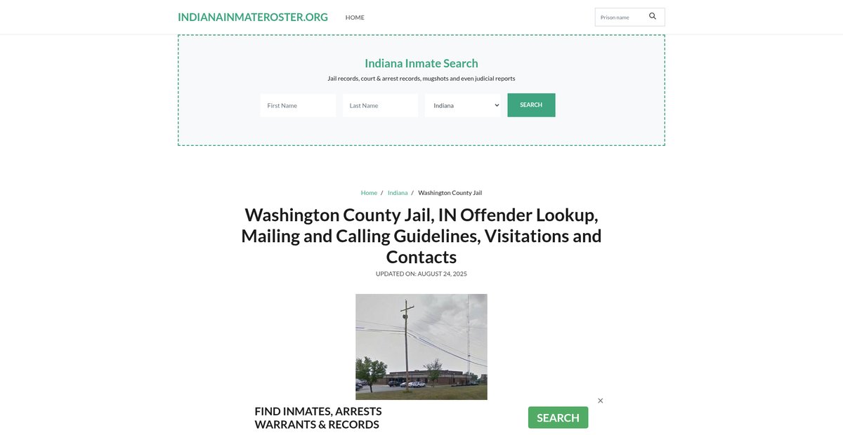 Preview of indianainmateroster.org