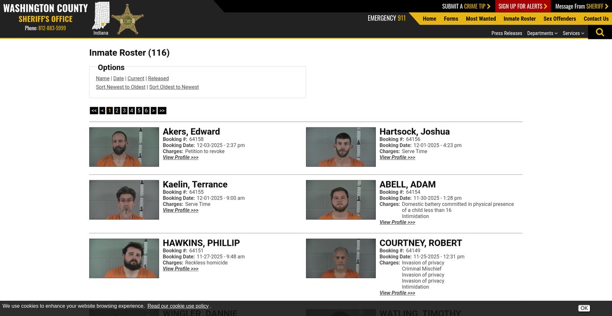 Preview of washingtoncountyinsheriff.org