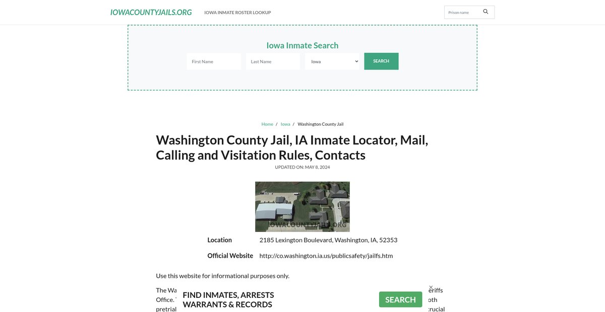 Preview of iowacountyjails.org