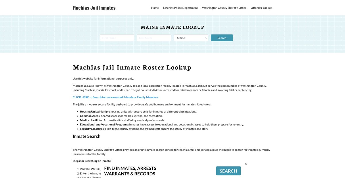 Preview of machiasjail.org